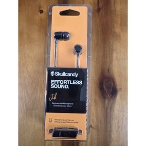 Skullcandy Jib Earbuds with Microphone and Remote Black In-Ear Headphones